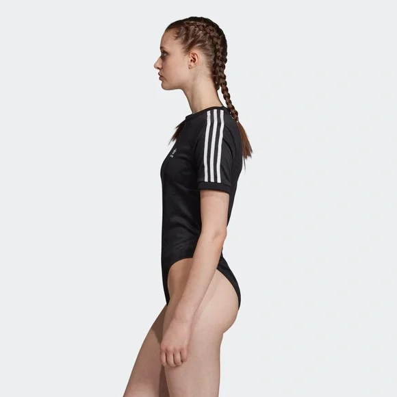 adidas Black Jacquard Bodysuit - Picture 3 of 14
